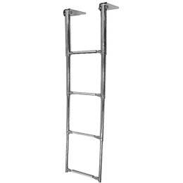 Трап телескопический складной 4 серых ступени 320 мм (040103GT)